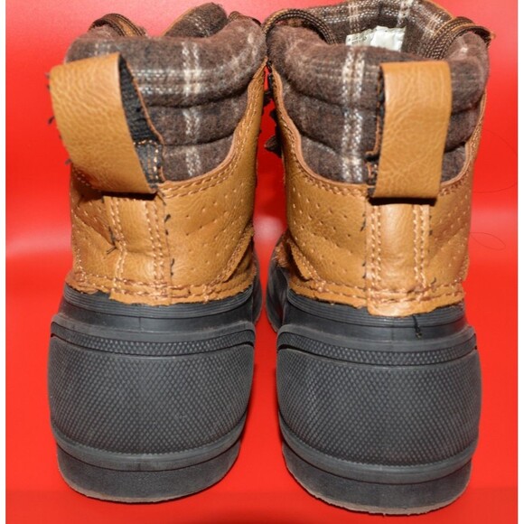 Magellan Outdoors Youth Duck Boots Size 6 Brown Black Waterproof Winter Snow - Picture 7 of 9